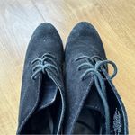 Nine West  Illusion Wedge Ankle Booties, Black Suede Heeled Boots, Size 10M Photo 10