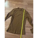 Aeropostale Striped Mock Neck Long Sleeve Top Size Medium Black Photo 2