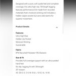 Vuori  clean elevation high rise leggings desert rose pink small Photo 2