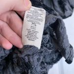 Free People Shades of Cool Off the Shoulder Blouse Top Floral Gray Size Small Photo 7