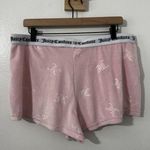 Juicy Couture  Shorts Womens XL Pink Velour Boxer Pajama Y2K Vintage Photo 3