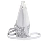 Kate Spade New York Flash Silver Crossbody Sparkled Glitter Leather Bag Chic NWT Photo 6