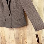 Le Suit Size 8 Black & White Long Sleeve Lined 1 Button Closure Jacket B… Photo 4