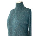autumn cashmere  Boxy Mock Neck Sweater in Fir Green XSmall New Knit Top Photo 4