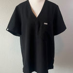 FIGS  Catarina One Pocket Scrub Top Black Size XL Photo 0