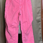 American Eagle  Women's Large Pink Pants Grunge skater Gorpcore Baggy Photo 0