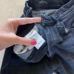 MOTHER Dark Rinse Paint Splatter Design Sz 24 Boot Cut Jeans Blue Photo 2