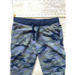 Nike Dri Fit Jogging Women Small Green Camo Tapered Sweatpants Fleece Photo 1