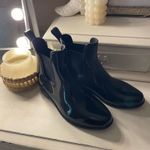 Time And Tru Black glossy rain boots Photo 0