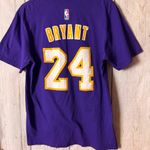 Adidas  LA Lakers  Crew Neck Short Sleeve Purple T-Shirt Sz M Photo 6