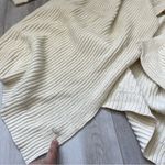 Polo Ralph Lauren Wrap Sweater knit open buckle womens Cream (medium) heavy chic Photo 8