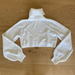 Camila Coelho Revolve -  Cesare Cropped Turtleneck Balloon Sleeve Sweater in Whit Photo 3