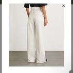 Good American NWT Cloud White Relaxed Pants 8/29 with rhinestone embellishment. Photo 1