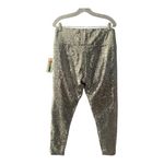 Tipsy Elves  size XL Sparkling Silver Leggings sequin high waist elf Christmas wi Photo 9