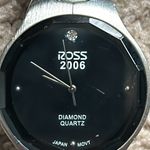 Ross 2006 women’s vintage diamond quartz watch one size‎ color: silver/black Silver Photo 3