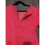 Jessica Howard Vintage Pink Midi Dress, Floral Embroidered Dress, Sz 6, Faux Set Photo 1