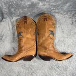 Zodiac Women's 6  USA Genuie Leather Western Cowboy Pointed Toe Boots Horse Photo 4