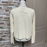 360 Cashmere yellow/beige light weight knit cashmere pullover sweater Sz XS $334 Photo 4