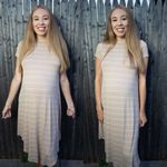 Intersection Beige/White Striped Short Sleeve T Photo 12