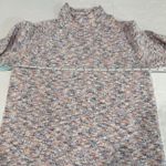 LL Bean Cotton Ragg Space Dye Funnelneck Pullover Sweater Size MEDIUM Photo 8