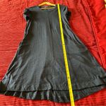 Chico's Chico’s Seamed Cotton Slub T-Shirt Dress Navy Blue. Size 4/ 0. Photo 9