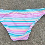 Victoria's Secret Victoria’s Secret Sequin Pastel Rainbow Stripe Bikini Bottoms MEDIUM Photo 2