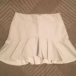 ZARA White Ruffle Skirt Photo 0