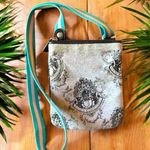 Juicy Couture Shoulder Crossbody Grey & Black Purse w/ Canvas Adjustable… Photo 0