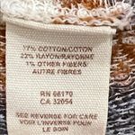 Free People Cream Fair Isle Fit and Flare Short Sleeve Knit Top Size XS Photo 9