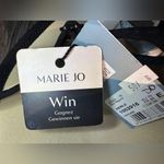 Marie Jo Swim Merle Heart Shape Bikini Top In Noir Rayure 1002916 E‎ $140 Black Size M Photo 10