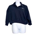 Nike  Phoenix Fleece Three-Quarter‎ Sleeve Crop Polo Sweatshirt size XXL Photo 1