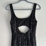 Hello Molly  Sequin Jumpsuit Twilight Romance Black Sz 4 Photo 5