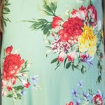 JODIFL Floral Sleeveless Maxi Dress in Green - Small Red Yellow Flowers Boutique Photo 4