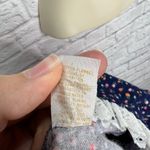 Vintage Texsheen Blue Floral Nightgown Prairie Ruffle Size M Maxi Long Sleeve Size M Photo 6