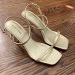 Marc Fisher  Gold Metallic Padre Pump Sandal Sz 10 M - NWOT Photo 0