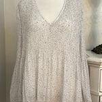 Wilfred  Aritzia Daydreamer Long Sleeve Peplum Blouse White‎ Birch Size Small Photo 0