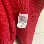 Abound  Red Knit Open Long Duster Cardigan Size XS NEW Photo 9