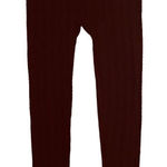 Wild Skye Maroon Sweater leggings medium NWOT Red Photo 0