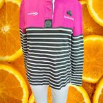 Lansdowne Ireland Rugby Polo Shirt Womens XS Pink Green Striped Shamrock Photo 8