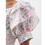 💕LAURA ASHLEY x BATSHEVA💕 Eden Dress ~ Quartet Cream Floral Print 2 NWO Pink Photo 10