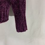 Seven7 Chenille Purple Sweater Size Small Photo 2
