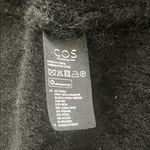 COS  Cardigan Sweater Knit Long Midi Wool‎ Mohair Black Sz XS Photo 6