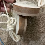 Free People NWOB Mantra Mirror Sandals / Natural Photo 10