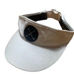 Signatures Crossed Golf Clubs Structured Visor, White, Adult White Photo 0