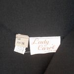 Lady Carol of New York Blazer SIZE 14 Black Photo 1