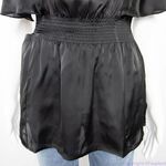 Lucy Paris Black Embroidered Blouse, size S Photo 3