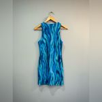 Motel Rocks Blue Motel Psychedelic Ravewear Mini Dress Size M NWT Photo 3