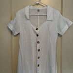 Never worn: White long button up T shirt dress Photo 4