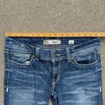 BKE Buckle  Sabrina Crop Capri Blue Denim Jeans Size 31 Style BPL1013 Photo 2