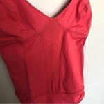 Free People Heart of Gold Leotard Strawberry New Small Photo 1